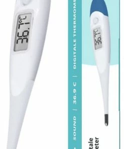 AMDJ® Digitale Thermometer - Voor Baby's, Kinderen En Volwassenen - Temperatuur Meten Via Oksel, Mond Of Rectaal - Lichaamstemperatuur - Koorts Meting - Meet Instrument -Yunmai Shop 436x840