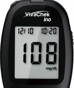 Flynther VivaChek Ino Glucosemeter Startpakket (inclusief 100 Lancetten, 50 Teststrips En Een Prikpen)