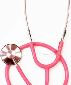 Merkloos Stethoscoop Voor Verpleegkundige - Enkelzijdig - Kleur Roze - Medische Verpleegster Stethoscoop - Nurse Stethoscope