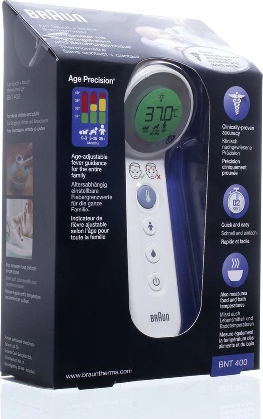 Braun - Koortsthermometer - No Touch - BNT400WE - Afbeelding 5