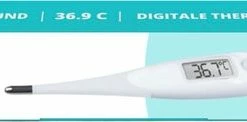 AMDJ® Digitale Thermometer - Voor Baby's, Kinderen En Volwassenen - Temperatuur Meten Via Oksel, Mond Of Rectaal - Lichaamstemperatuur - Koorts Meting - Meet Instrument -Yunmai Shop 550x122