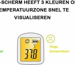 Djambo Thermometer Voorhoofd Infrarood Met Digitaal Kleuren Display - Snelle Meting In 1 Seconde - Thermometer Lichaam En Objecten - Koorts Thermometer Voor Baby, Kinderen En Volwassen - Gratis Batterijen -Yunmai Shop 550x214 2