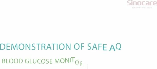 Sinocare Bloedglucose Meter ? Met 100 Test Strips En 100 Lancetten ? Diabetes ? Bloedsuiker Meter ? Bloedglucose Meter - Afbeelding 2