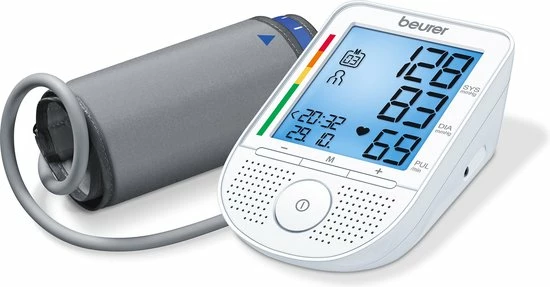 Beurer BM49 - Bloeddrukmeter Bovenarm - XL Display - Sprekend NL/DE/FR/IT 5 Beurer BM49 - Bloeddrukmeter Bovenarm - XL Display - Sprekend NL/DE/FR/IT - Afbeelding 3