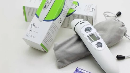 G Master Professionele Digitale Infrarood Oor- / Voorhoofd Thermometer Incl. Batterijen, Nederlandse Handleiding En 20 X Beschermkapjes 4 G Master Professionele Digitale Infrarood Oor- / Voorhoofd Thermometer Incl. Batterijen, Nederlandse Handleiding En 20 X Beschermkapjes - Afbeelding 2