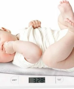 Grundig Babyweegschaal - Digitaal - 10 Gram Nauwkeurig - Max 20 Kilo - Tare-Functie - Wit