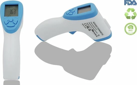 LG Life's Green Infrarood Thermometer ? Contactloze Koortsthermometer ? Voorhoofd ? Lichaam ? Medisch ? LCD ? Baby ? Kind ? Volwassenen ? CE Gecertificeerd - Afbeelding 7