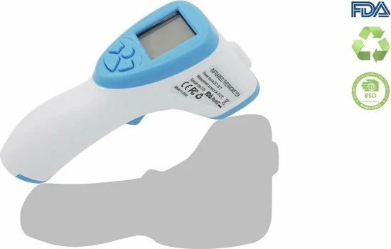 LG Life's Green Infrarood Thermometer ? Contactloze Koortsthermometer ? Voorhoofd ? Lichaam ? Medisch ? LCD ? Baby ? Kind ? Volwassenen ? CE Gecertificeerd - Afbeelding 4