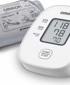 OMRON X2 Basic Bloeddrukmeter Bovenarm - Blood Pressure Monitor - Klinisch Gevalideerd - 22 Tot 32 Cm Manchet