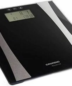 Grundig Personenweegschaal PS 5040 - Weegbereik 2 Tot 150 Kg - Premium Line - Zwart & RVS - Geheugen Voor 12 Personen - Diverse Meetmogelijkheden