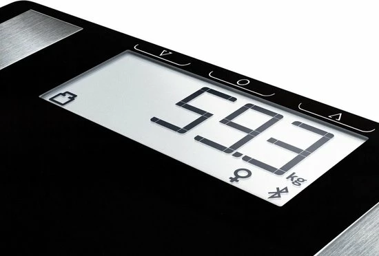 Soehnle Analyse Connect-personenweegschale Shape Sense Connect 50 Met Bluetooth® - 8 Personene - Zwart - Tot 180 Kg - Incl. Batterijen 5 Soehnle Analyse Connect-personenweegschale Shape Sense Connect 50 Met Bluetooth® - 8 Personene - Zwart - Tot 180 Kg - Incl. Batterijen - Afbeelding 3