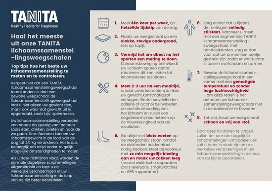 TANITA RD-953 Slimme Personenweegschaal Met Lichaamsanalyse - Zwart - Afbeelding 9