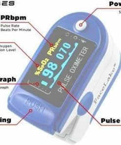 Contec CMS50D Saturatiemeter Professioneel Beste Getest - Blauw -Yunmai Shop 550x389 5