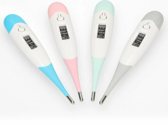 Alecto BC-19GS - Digitale Baby Thermometer - Rectaal - Grijs 5 Alecto BC-19GS - Digitale Baby Thermometer - Rectaal - Grijs - Afbeelding 3