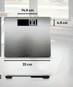 Soehnle Personenweegschaal Digitaal Style Sense Safe 300 - RVS- Tot 180 Kg - Incl. Batterijen -Yunmai Shop 550x412 2