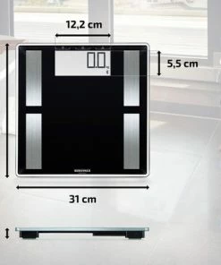 Soehnle Analyse Connect-personenweegschale Shape Sense Connect 50 Met Bluetooth® - 8 Personene - Zwart - Tot 180 Kg - Incl. Batterijen 15 Soehnle Analyse Connect-personenweegschale Shape Sense Connect 50 Met Bluetooth® - 8 Personene - Zwart - Tot 180 Kg - Incl. Batterijen -Yunmai Shop 550x412 43