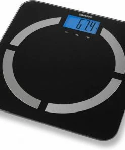 Tomado TBS0401B - Personenweegschaal - Lichaamsanalyse - Geheugen Tot 10 Personen - Weegt Tot 180 KG - Zwart