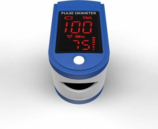 Jumper Medical Zuurstofmeter - Saturatiemeter - Oximeter - Hartslagmeter Vinger - HD LED Scherm - Incl Koord En Batterij - Afbeelding 11