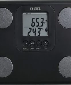 TANITA BC-730 Lichaamsanalyse Weegschaal - Zwart - Compact Formaat