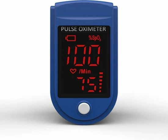 Jumper Medical Zuurstofmeter - Saturatiemeter - Oximeter - Hartslagmeter Vinger - HD LED Scherm - Incl Koord En Batterij - Afbeelding 5