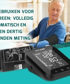 FITAGE® Bovenarm Bloeddrukmeter - Bloeddrukmeters - Hartslagmeter - Blood Pressure Monitor - Opbergtas - Omtrek Manchet 22-42cm -Yunmai Shop 550x458 13