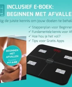 FITAGE® LCD Personenweegschaal - Weegschaal Met 17x Lichaamsanalyse - Vetpercentagemeter - FITAGE App 18 FITAGE® LCD Personenweegschaal - Weegschaal Met 17x Lichaamsanalyse - Vetpercentagemeter - FITAGE App -Yunmai Shop 550x458 23