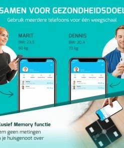FITAGE® LCD Personenweegschaal - Weegschaal Met 17x Lichaamsanalyse - Vetpercentagemeter - FITAGE App 19 FITAGE® LCD Personenweegschaal - Weegschaal Met 17x Lichaamsanalyse - Vetpercentagemeter - FITAGE App -Yunmai Shop 550x458 24