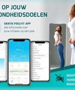 FITAGE® LCD Personenweegschaal - Weegschaal Met 17x Lichaamsanalyse - Vetpercentagemeter - FITAGE App 25 FITAGE® LCD Personenweegschaal - Weegschaal Met 17x Lichaamsanalyse - Vetpercentagemeter - FITAGE App -Yunmai Shop 550x458 28