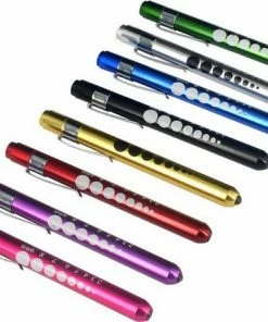 Merkloos Penlight (paars) - Pupillampje - Medisch Ooglampje - Dokterspen - LED Ooglamp