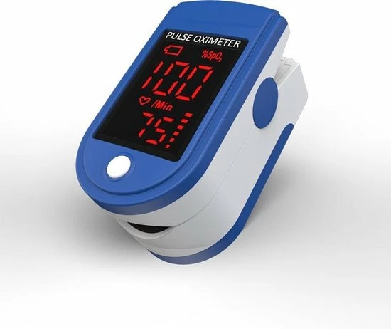 Jumper Medical Zuurstofmeter - Saturatiemeter - Oximeter - Hartslagmeter Vinger - HD LED Scherm - Incl Koord En Batterij - Afbeelding 10