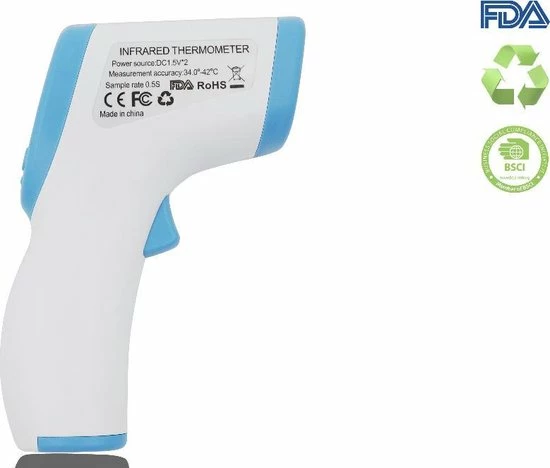 LG Life's Green Infrarood Thermometer ? Contactloze Koortsthermometer ? Voorhoofd ? Lichaam ? Medisch ? LCD ? Baby ? Kind ? Volwassenen ? CE Gecertificeerd - Afbeelding 5