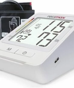Rossmax Z1 - Bloeddrukmeter Bovenarm Hartstichting - Klinisch Gevalideerd - Hartslagmeter - Onregelmatige Hartslag - Geheugen 90 Metingen - Gemiddelde 3 Metingen - Bewegingsdetectie - Incl. Opbergzak En Batterijen - Manchet 22 - 40 Cm