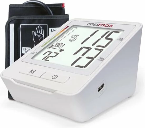 Rossmax Z1 - Bloeddrukmeter Bovenarm Hartstichting - Klinisch Gevalideerd - Hartslagmeter - Onregelmatige Hartslag - Geheugen 90 Metingen - Gemiddelde 3 Metingen - Bewegingsdetectie - Incl. Opbergzak En Batterijen - Manchet 22 - 40 Cm 3 Rossmax Z1 - Bloeddrukmeter Bovenarm Hartstichting - Klinisch Gevalideerd - Hartslagmeter - Onregelmatige Hartslag - Geheugen 90 Metingen - Gemiddelde 3 Metingen - Bewegingsdetectie - Incl. Opbergzak En Batterijen - Manchet 22 - 40 Cm