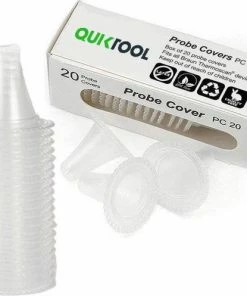 QuikTool? Navulset Beschermkapjes Voor Braun Thermoscan 3 / 5 / 6 / 7 En Andere Oor Thermometers | Koortsthermometer| Thermometer Dopjes | Lens Filters Cover Set Voor Oor Thermometer LF20 LF40