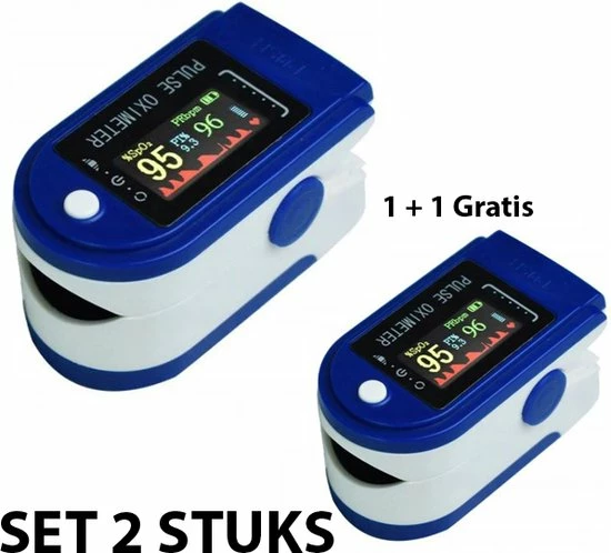 ADA 2 STUKS - Saturatiemeter - Zuurstof Meter - Hartslag Meter - Professionele Meter - Zuurstofmeter Vinger - Digitale Vingertop Pulse Oximeter - Medische Hulpmiddel - Hartslagmeter 3 ADA 2 STUKS - Saturatiemeter - Zuurstof Meter - Hartslag Meter - Professionele Meter - Zuurstofmeter Vinger - Digitale Vingertop Pulse Oximeter - Medische Hulpmiddel - Hartslagmeter