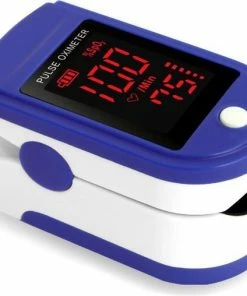 Jumper Medical Zuurstofmeter - Saturatiemeter - Oximeter - Hartslagmeter Vinger - HD LED Scherm - Incl Koord En Batterij