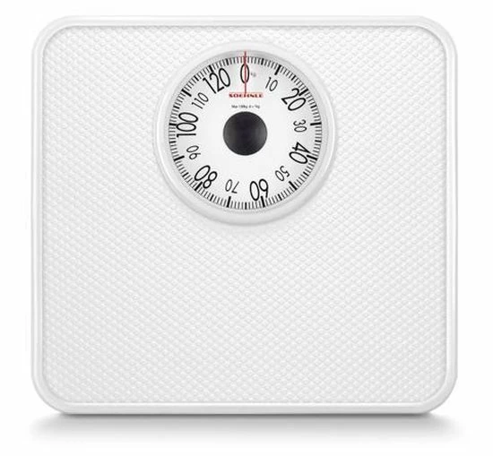Soehnle Personenweegschaal Analoog Tempo - Wit - Tot 130 Kg - Incl. Batterijen 3 Soehnle Personenweegschaal Analoog Tempo - Wit - Tot 130 Kg - Incl. Batterijen