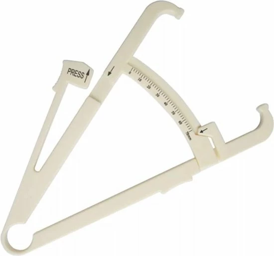 LOUZIR Vetpercentagemeter - Vetpercentage Meter - Caliper - Lichaamsvet Meter -huidplooimeter - Afbeelding 3