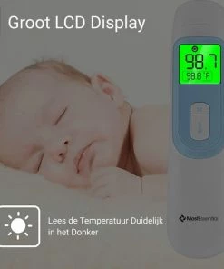 MostEssential Premium Koortsthermometer - Infrarood Thermometer - Thermometer Voorhoofd - Oorthermometer - Contactloos - Koortsthermometer Voor Volwassenen, Kinderen En Baby's - 20D -Yunmai Shop 550x516 2