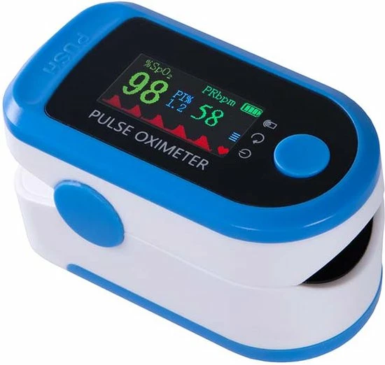 Urban Kr8 URBANKR8 - Pulse Oximeter - Meet Snel Je Hartslag En Zuurstofgehalte In Je Bloed! - Afbeelding 3