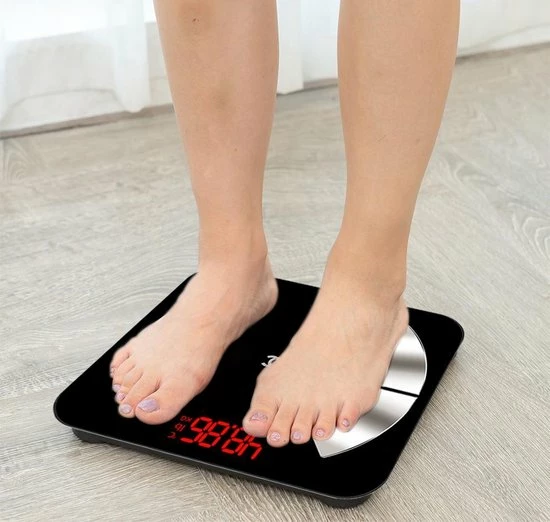 FlinQ Bluetooth Weegschaal - Personenweegschaal - Analyse App - Vetpercentage - Afbeelding 6