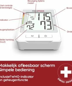 Rossmax Z1 - Bloeddrukmeter Bovenarm Hartstichting - Klinisch Gevalideerd - Hartslagmeter - Onregelmatige Hartslag - Geheugen 90 Metingen - Gemiddelde 3 Metingen - Bewegingsdetectie - Incl. Opbergzak En Batterijen - Manchet 22 - 40 Cm 13 Rossmax Z1 - Bloeddrukmeter Bovenarm Hartstichting - Klinisch Gevalideerd - Hartslagmeter - Onregelmatige Hartslag - Geheugen 90 Metingen - Gemiddelde 3 Metingen - Bewegingsdetectie - Incl. Opbergzak En Batterijen - Manchet 22 - 40 Cm -Yunmai Shop 550x524