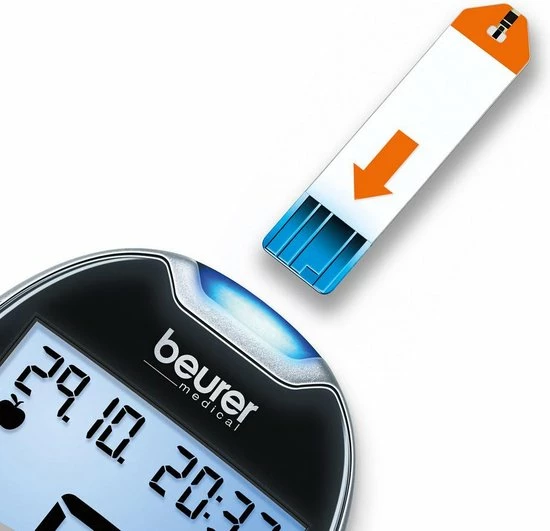 * Beurer - GL44 Glucosemeter Mmol/l (NL) - Beurer Connect - Zwart - Afbeelding 4