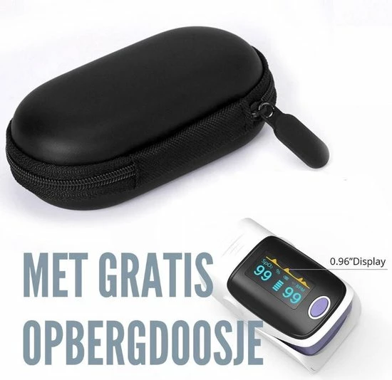 OPTIBLE Saturatiemeter Vinger ? Hartslagmeter - Zuurstofmeter- Pulse Oximeter - Digitale Saturatiemeter - Zuurstofmeter Vinger- Grijs, Inclusief Beschermhoes - Zwart Of Rood. 3 OPTIBLE Saturatiemeter Vinger ? Hartslagmeter - Zuurstofmeter- Pulse Oximeter - Digitale Saturatiemeter - Zuurstofmeter Vinger- Grijs, Inclusief Beschermhoes - Zwart Of Rood.