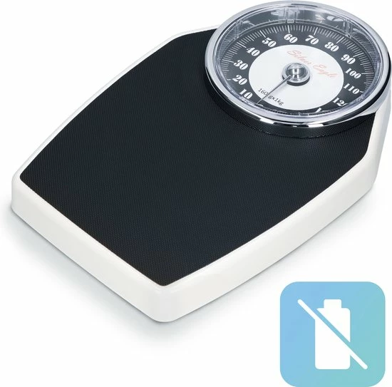 Silver Eagle ? Analoge Personenweegschaal 160 Kg ? Retro Analoge Weegschaal - Zwart 4 Silver Eagle ? Analoge Personenweegschaal 160 Kg ? Retro Analoge Weegschaal - Zwart - Afbeelding 2