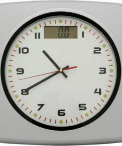 Life-time Lifetime S27-656 Digitale Personenweegschaal Met Klok – Persoon Weegschaal Tot 150 Kg