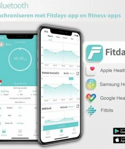 O'dor® Bluetooth Personenweegschaal - Weegschaal - Digitale Lichaamsanalyse - Meet Hartslag, Gewicht, Lichaamsvet, Spiermassa, BMI, Botmassa En Vetpercentage - Wit 16 O'dor® Bluetooth Personenweegschaal - Weegschaal - Digitale Lichaamsanalyse - Meet Hartslag, Gewicht, Lichaamsvet, Spiermassa, BMI, Botmassa En Vetpercentage - Wit -Yunmai Shop 550x547 20