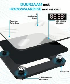 MM Brands Personen Weegschaal - Digitale Slimme Weegschaal Met Lichaamsanalyse - Inclusief App 15 MM Brands Personen Weegschaal - Digitale Slimme Weegschaal Met Lichaamsanalyse - Inclusief App -Yunmai Shop 550x550 210