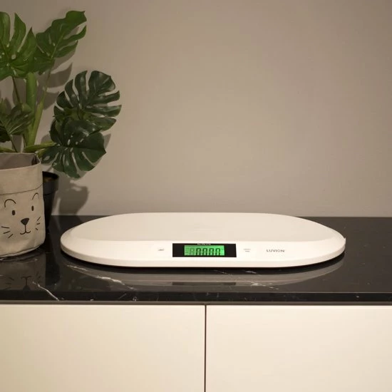 Luvion Babyweegschaal Exact-75 - Baby Weegschaal - Op 5 Gram Nauwkeurig - Meetlint Inclusief - Afbeelding 2