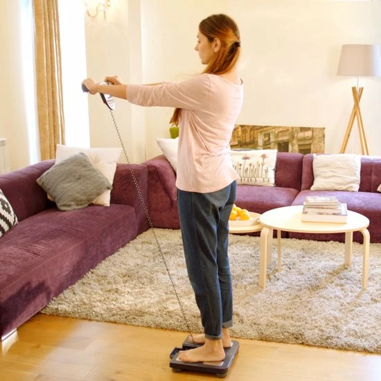 OMRON BF511 Personenweegschaal - Slimme Weegschaal Met Lichaamsanalyse - Smart Scale - Klinisch Gevalideerd - Max. 150kg - Blauw - Afbeelding 4